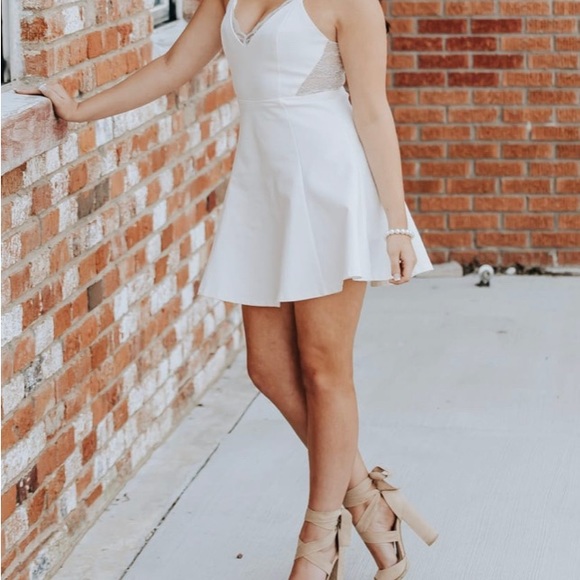 NWT Ivory Lace Skater Dress Size S - Picture 8 of 8